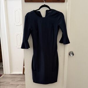 Banana Republic Navy Long Sleeve Dress